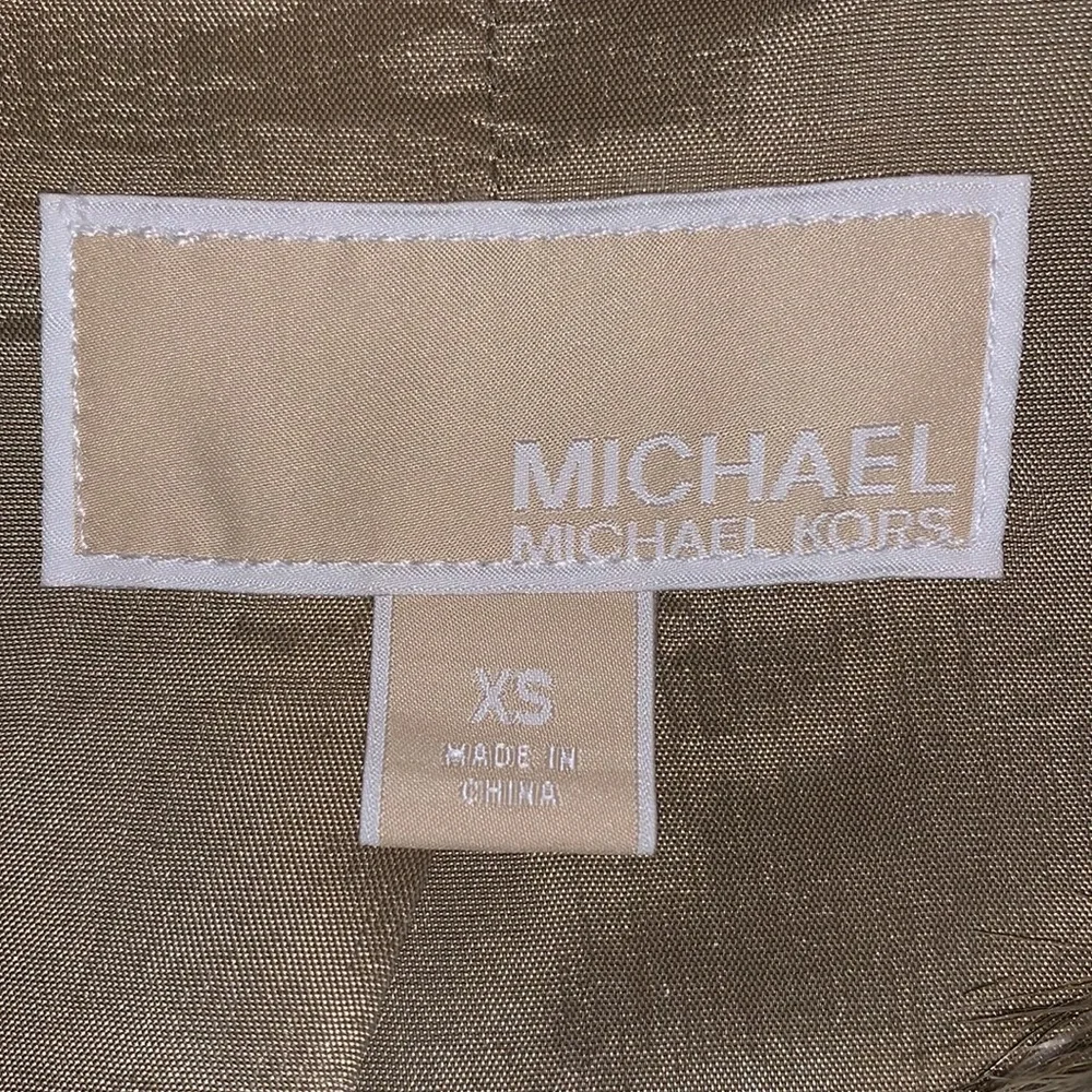 Michael Kors Faux Fur Shortie Jacket XS Great Cond - Picture 3 of 6